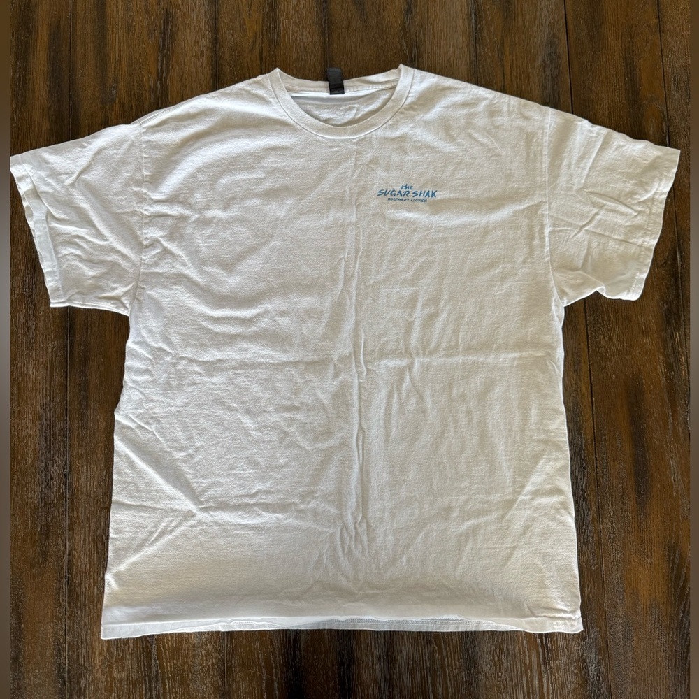 Sugar Shak Crab Rosemary Beach White T-Shirt Size XL